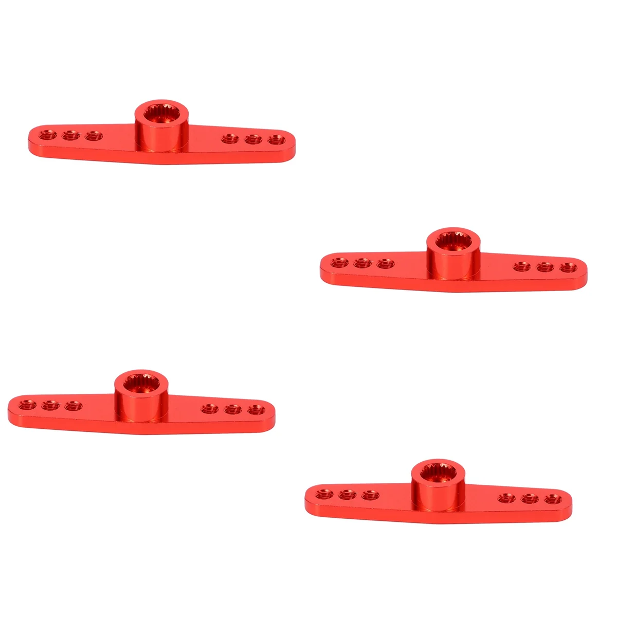 

4X 25T Steering Servo Arm Horn Metal Parts Double Steering Arm for Futaba