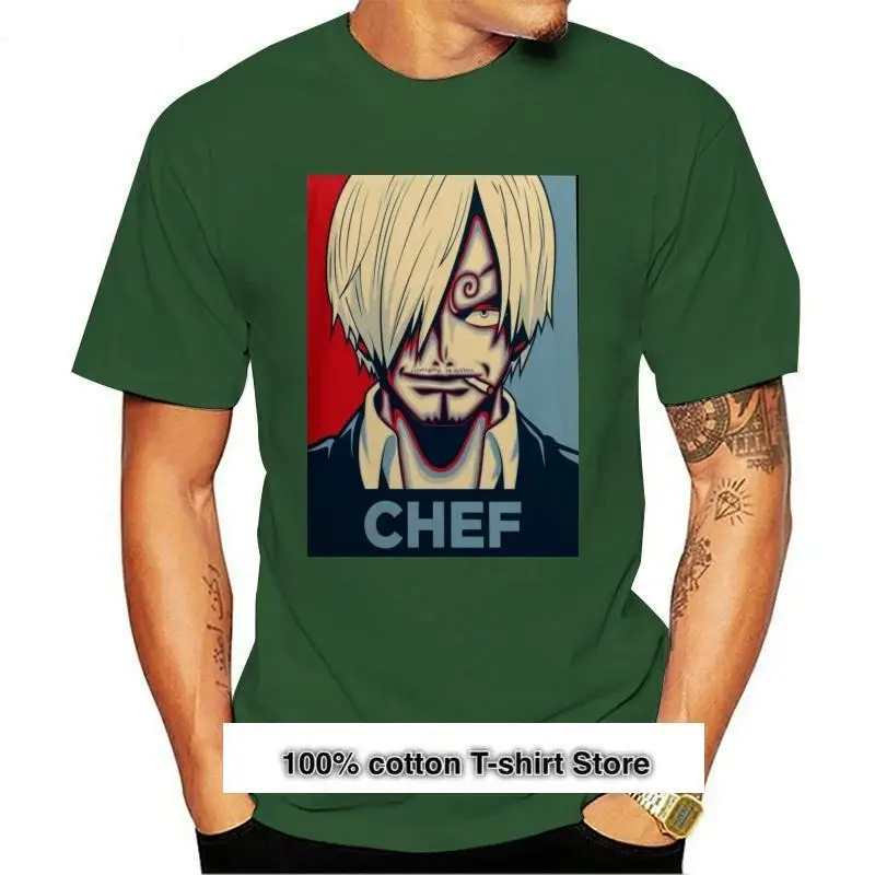 

Camiseta de CHEF Sanji, Camiseta de algodón puro personalizada con imagen increíble