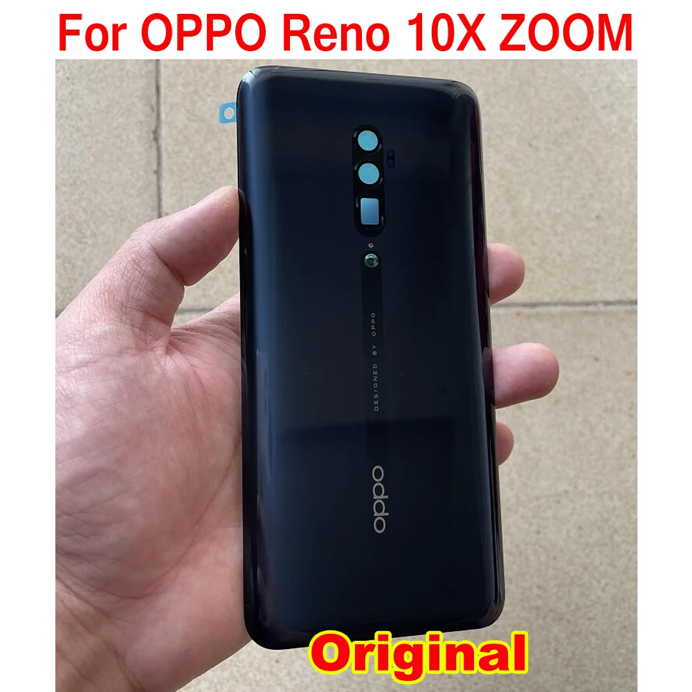 Оригинальный корпус задняя крышка для OPPO Reno 10X ZOOM батарейного отсека CPH1919 Крышка