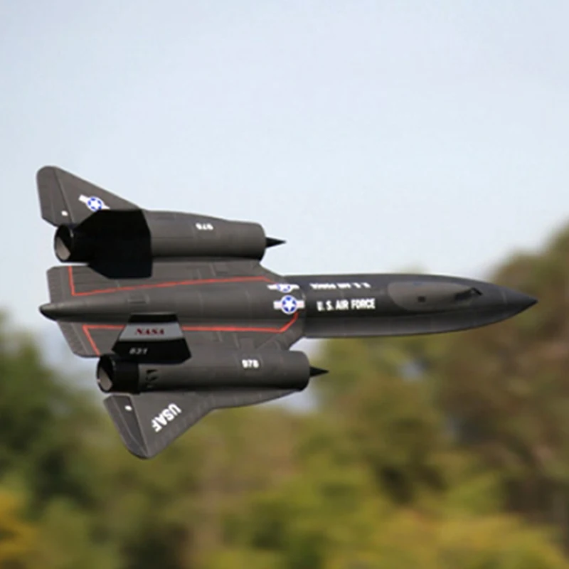 

LX/Lanxiang/полет в небе Hobby Twin 64 мм SR-71 Blackbird KIT JET RC Plane