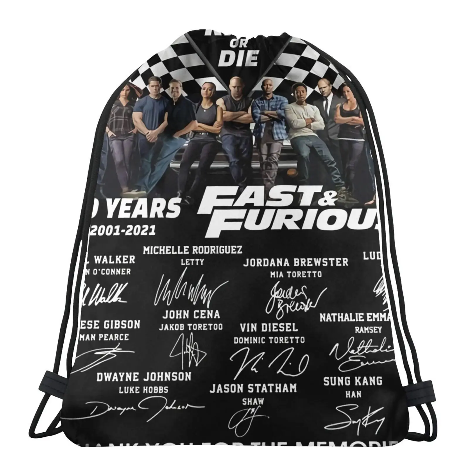 

Fast Furious 20 Years Ride Or Bags For Men Women's Backpack Women's Bag Women's Bag Pouch Backpacks For Women Drawstring Pouch