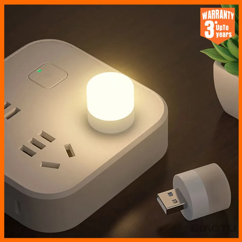 

Xiaomi USB LED Book Light Desk Reading Lamp Nightlight Small Table Lamp For Laptop PC Power Bank 5V Round White Energy Saving