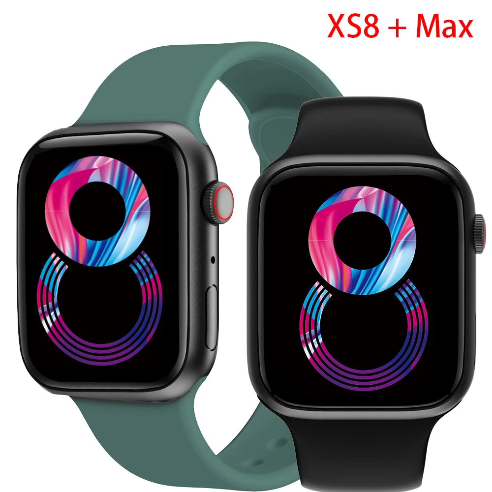 

Оригинальные Смарт-часы XS8 MAX IWO Series 8 с Bluetooth, пульсометром, тонометром, мужские и женские Смарт-часы для Apple Phone PK X8 I8