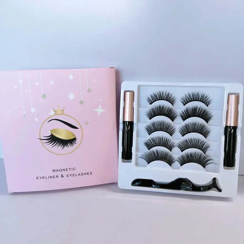 

5 пар/набор, жидкая подводка для глаз, без клея