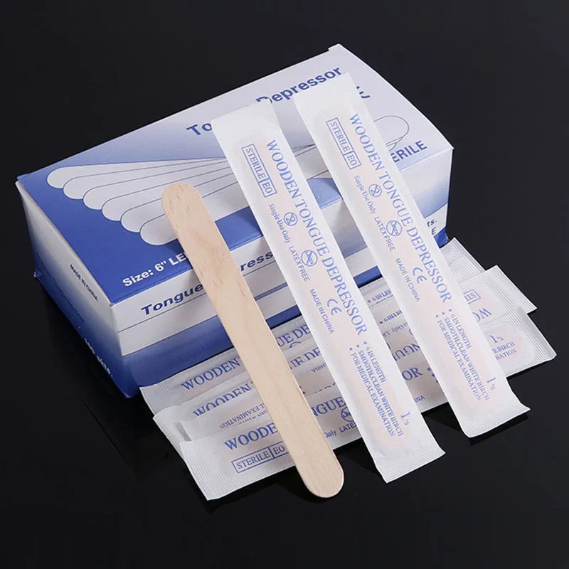 100 шт. одноразовые шпатели для удаления волос |