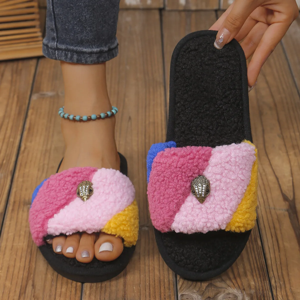 Роскошные дизайнерские женские туфли мягкая замшевая подошва летние большие