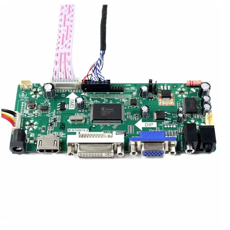 Плата управления M.NT68676 для N156B6-L0B Rev.c1 Rev.c2 HDMI + DVI VGA