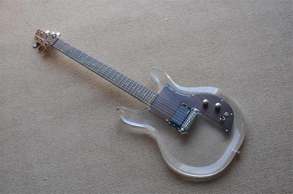 

LP Electric guitar plexiglass high quality acrylic body rosewood PickGuard EMG pickups real photos in stock 330