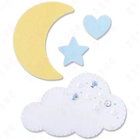 new mold scrapbook decoration embossing template diy greeting card handmade craft metal cutting dies moon cloud by olivia rose