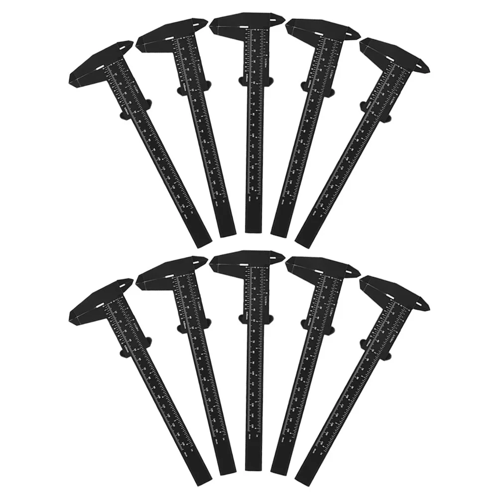 10 шт. штангенциркуль для бровей измерительная линейка карманная