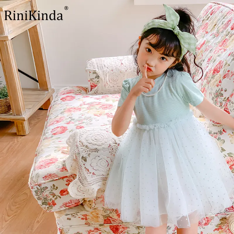 

Детское платье принцессы с блестками, с коротким рукавом