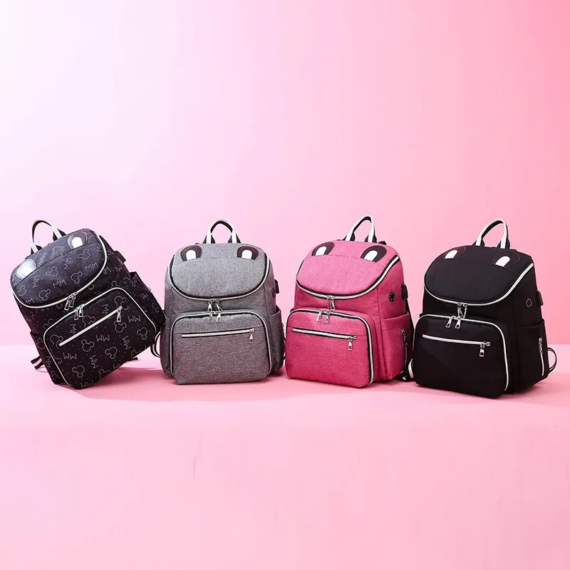 

Большая водонепроницаемая дорожная сумка для подгузников для беременных, сумка для пеленок, рюкзак для подгузников для мам со встроенным ...