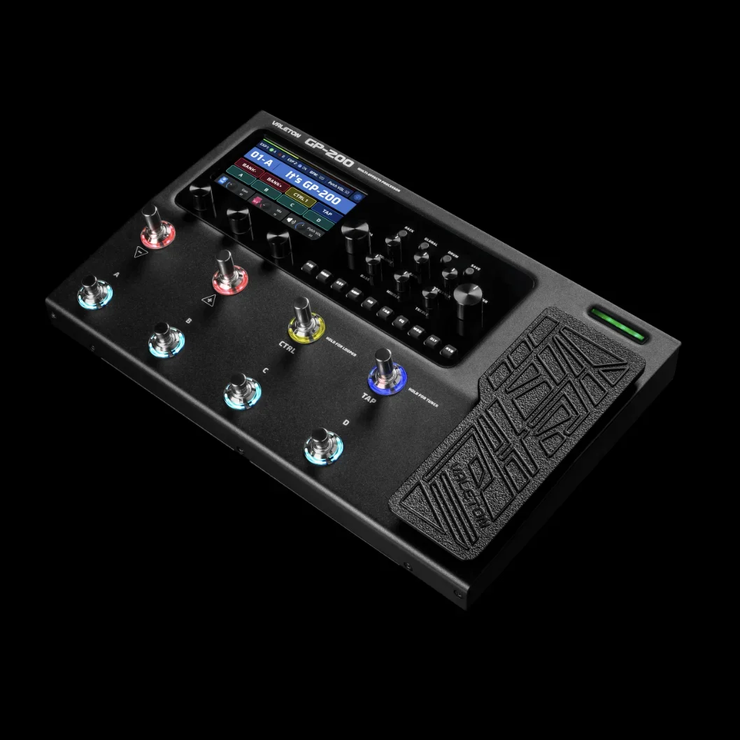 Фото Гитарный/басовый усилитель Valeton GP200, черный, с имитацией IR, мультиэффектами и адаптером питания, педаль эффектов для гитары, прямые продажи с завода №4
