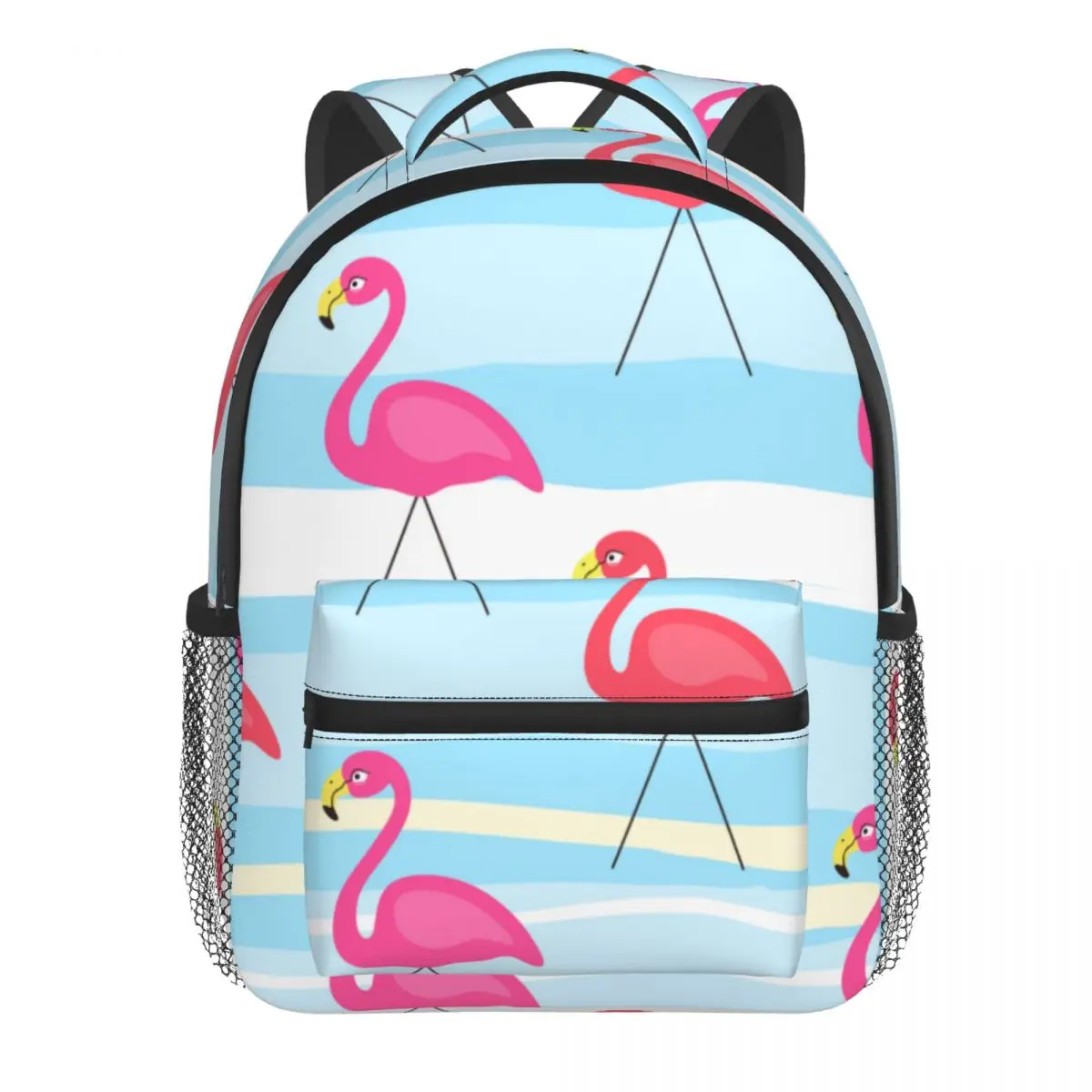 Kids Backpack Cute American Flamingo Kindergarten Children Mochila School Bag