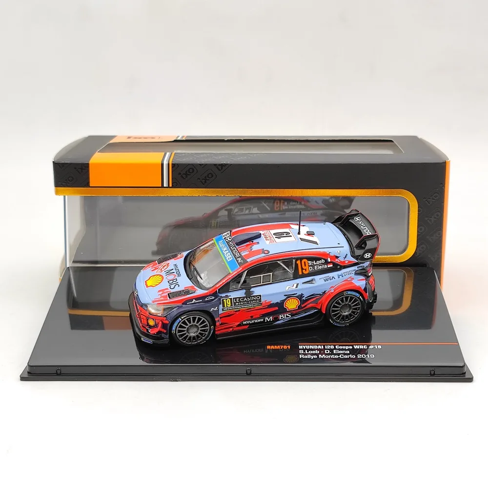 

IXO 1:43 For 2019 H~NDAI i20 WRC #19 S.Loeb D.Elena Rallye Monte Carlo RAM701