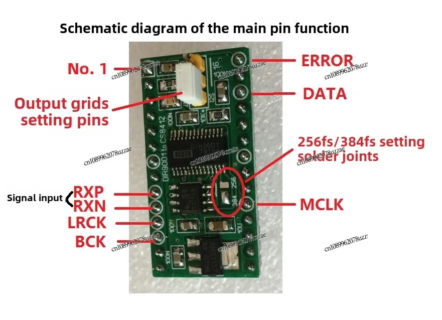 Модуль DIR9001 AK4118 AK4114 CS8416 WM8804 CS8422 для CS8412 3623