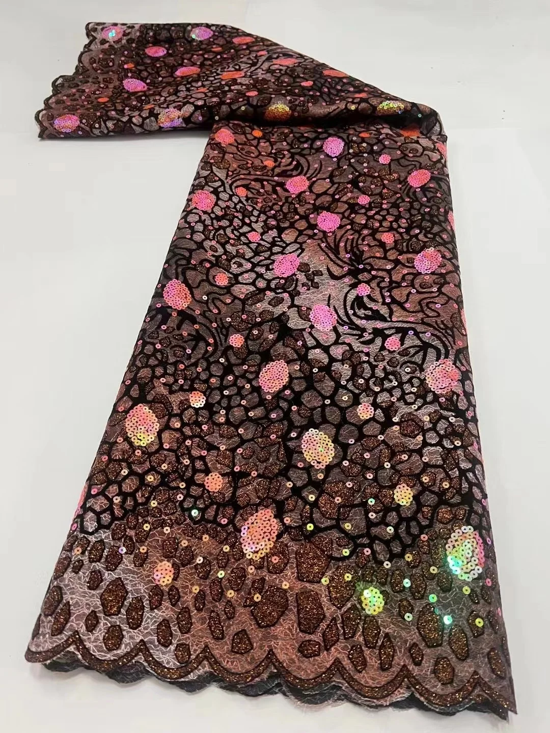 Новое поступление 2022 бархатная Тюлевая ткань кружевная новейшая нигерийская с