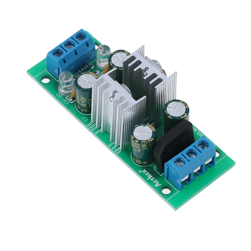 

Hot DC 15~24V LM7812 + LM7912 +- 12V Dual Voltage Regulator Rectifier Bridge Power Supply Module