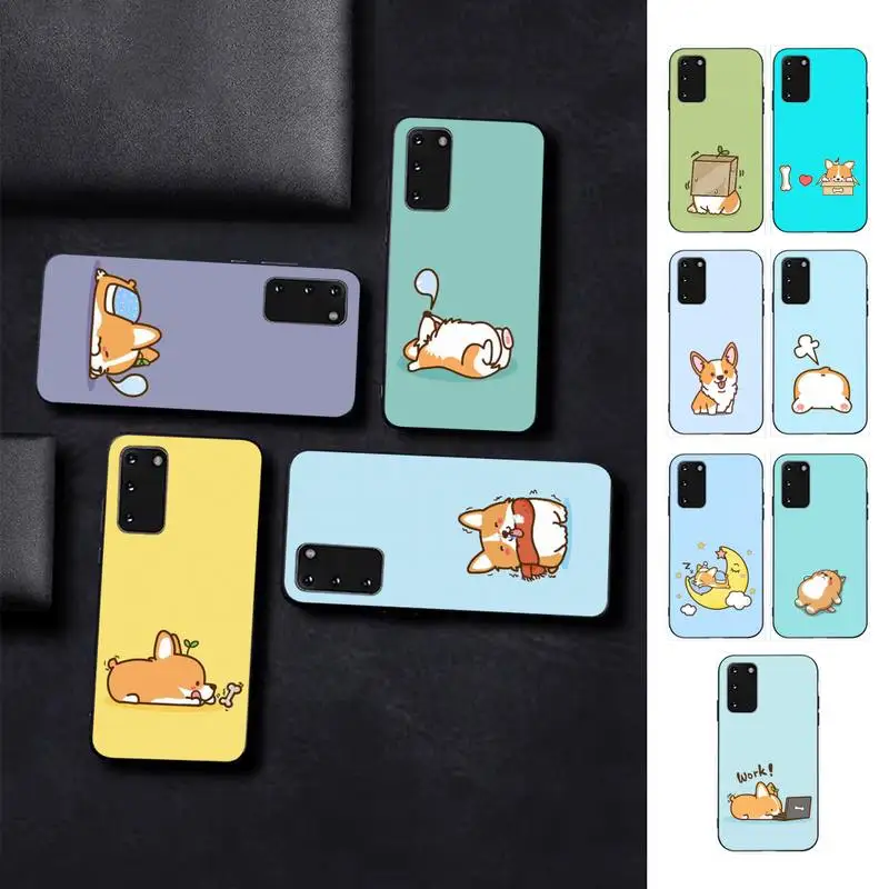 

LVTLV Cute Corgi Phone Case for Samsung S10 21 20 9 8 plus lite S20 UlTRA 7edge