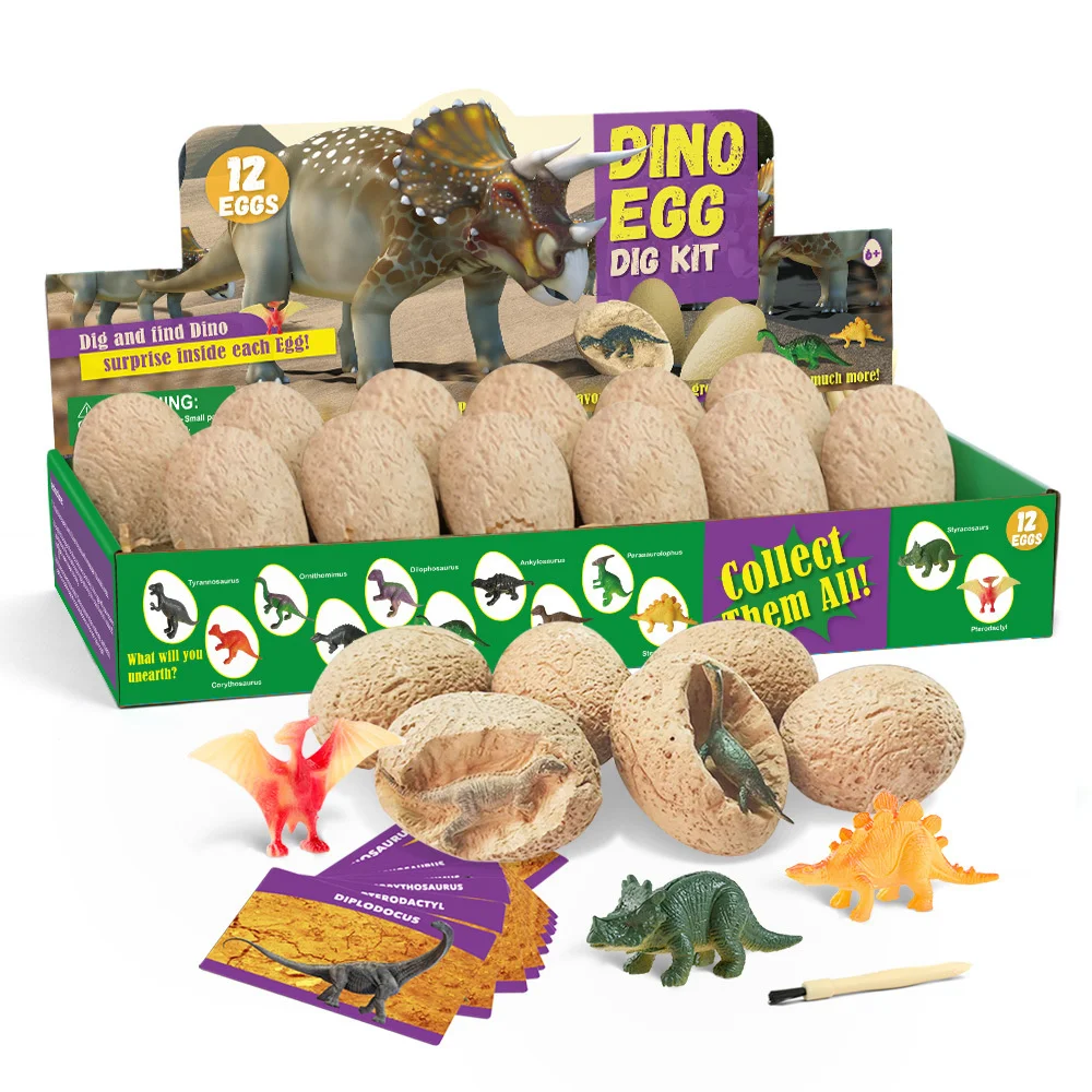 

Toy dinosaur egg archaeological excavation Tyrannosaurus Rex simulation dinosaur model children's puzzle toy factory