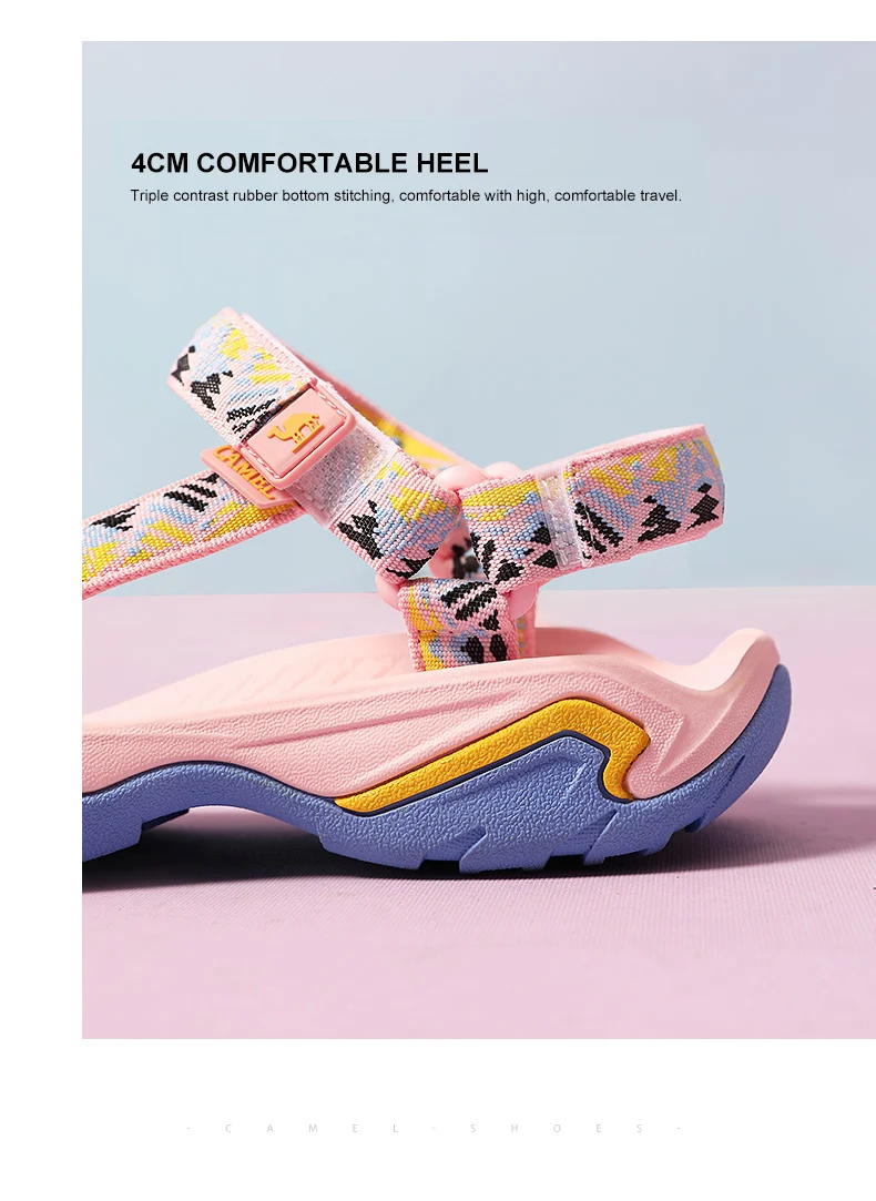 Goldencamel Women's Shoes Summer New Style Fashion All-match Non-slip Flat Beach Sandals Women Outdoor Water Shoes Sports Shoes