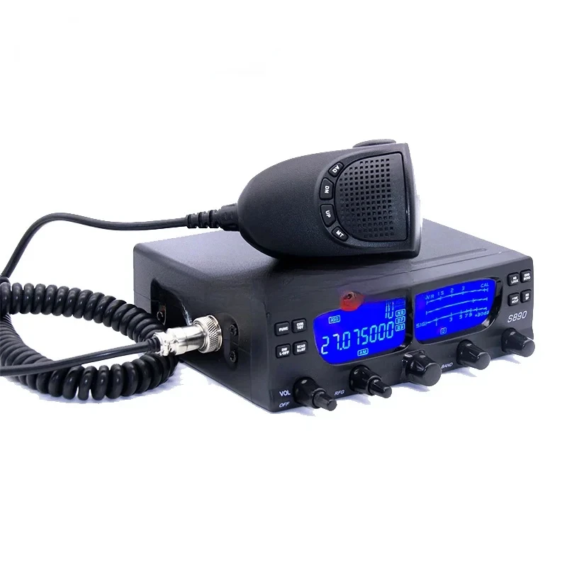 S890 AI Шумоподавление CB AM FM SSB LSB USB PA 27 МГц Автомобильный морской мобильный