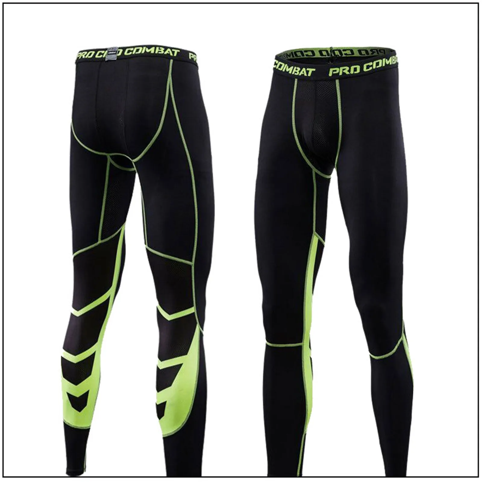 

Men'S Sports Leggings Compression Bottoms Basketball High Elastic Trousers Running Training Fitness Quick Dry Man'S Clothing