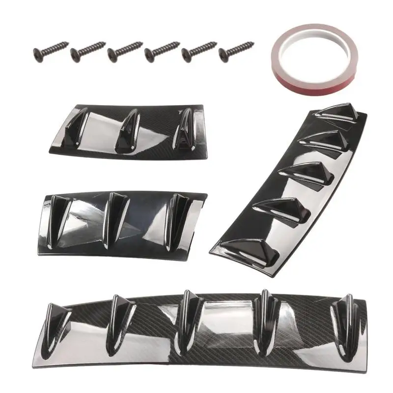 

Rear Bumper Lip Spoiler Car Front Rear Bumper Strip Universal Bumper Collision Resistant Rubber For Small Trucks SUVs RVs