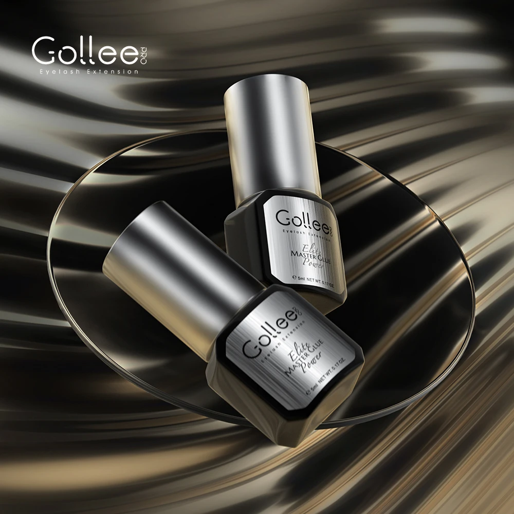 

Gollee Master Glue 0.5 sec Low Humidity Eyelash Extension Glue Vegan Black Hypoallergenic Lashes Glue Waterproof M-01