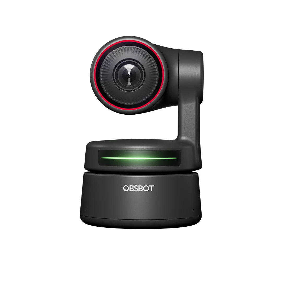 

OBSBOT Tiny 4K AI-Powered 4K PTZ Webcam HDR Video Calls with Freedom for Remote Teaching Gesture Control with Remote and Tripod