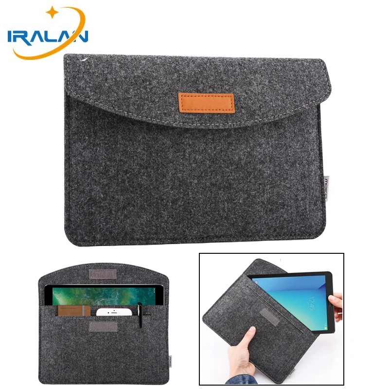 2021 For iPad 9 Case Wool Felt Tablet Sleeve Bag Air 4 10.9 Case Pro 9.7