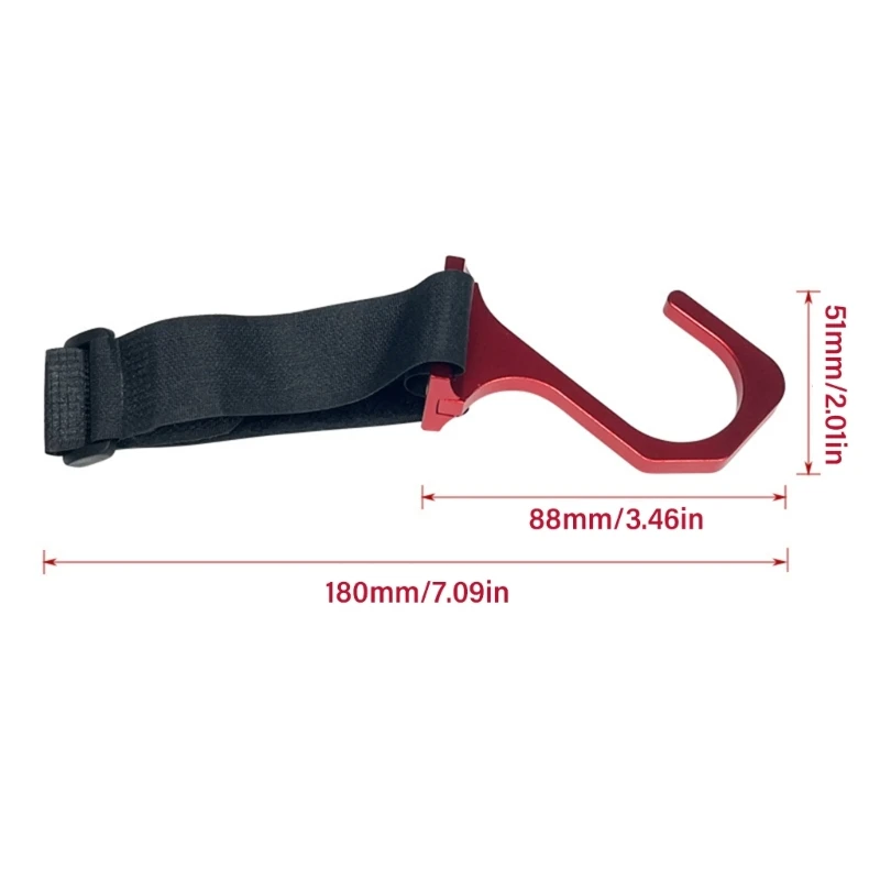 Противоугонный быстроразъемный крюк на рулевое колесо нейлон + алюминий для