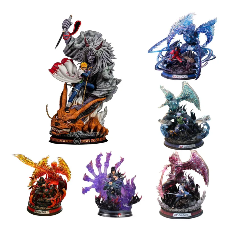 

Naruto Shippuden Anime Model Akatsuki Figurine GK Susanoo Madara Figure Figure Uchiha Itachi Sasuke Toy Namikaze Minato figma