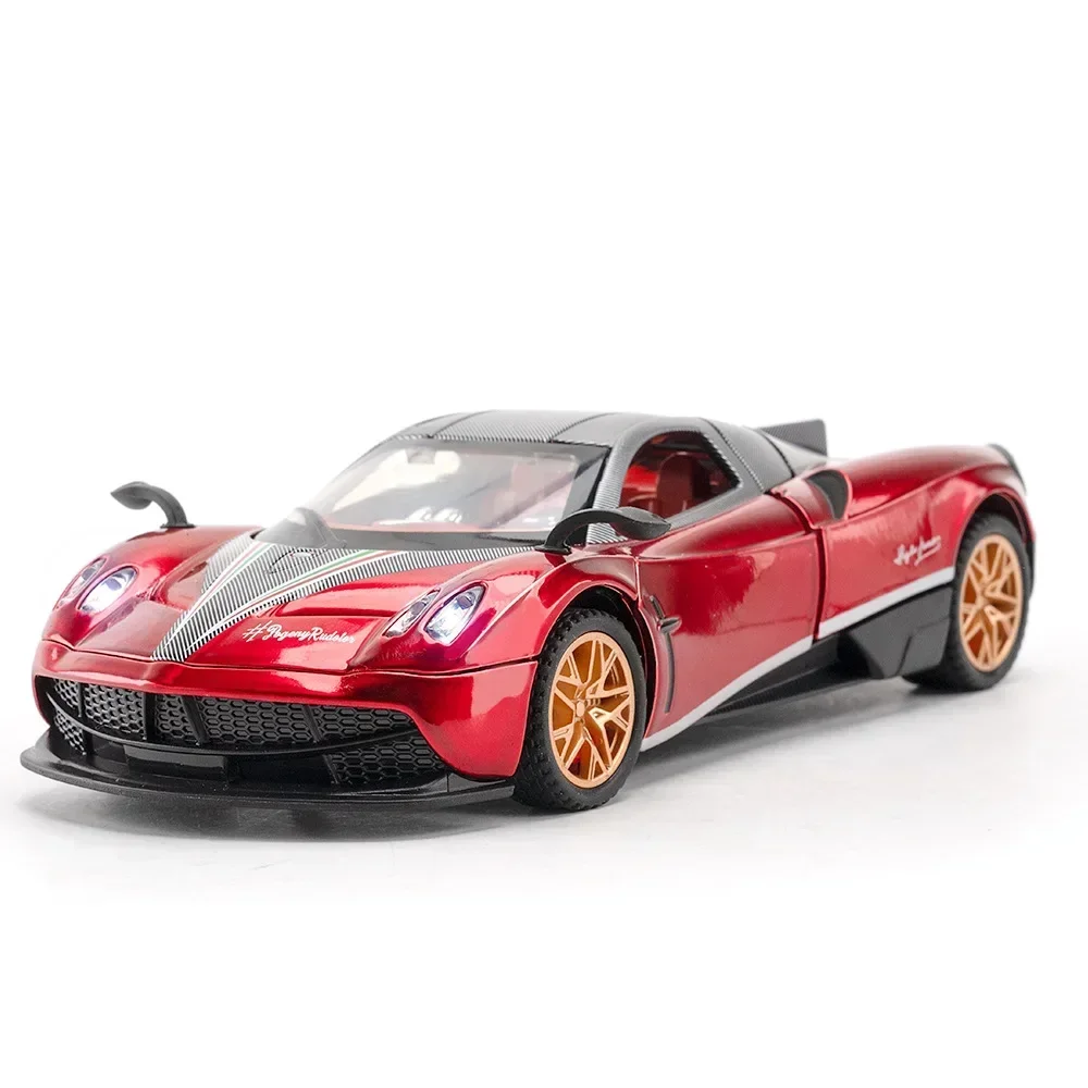 1:32 Pagani Huayra BC Суперкар из сплава модель литья под давлением звуковая и световая