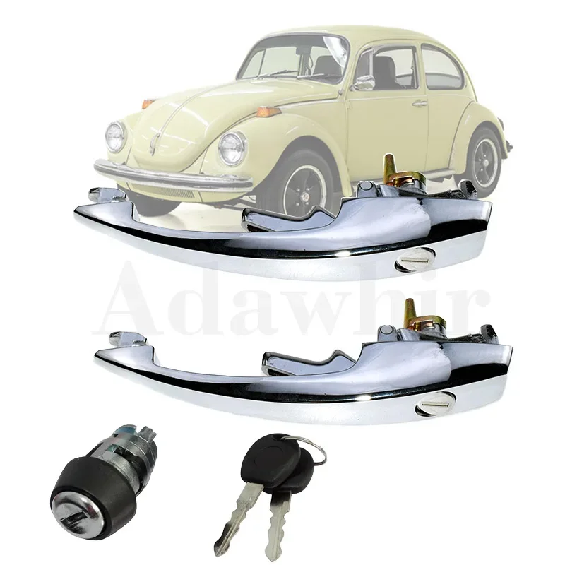 Подходит для Volkswagen Beetle Super Karmann Ghia дверная ручка + комплект с замком зажигания