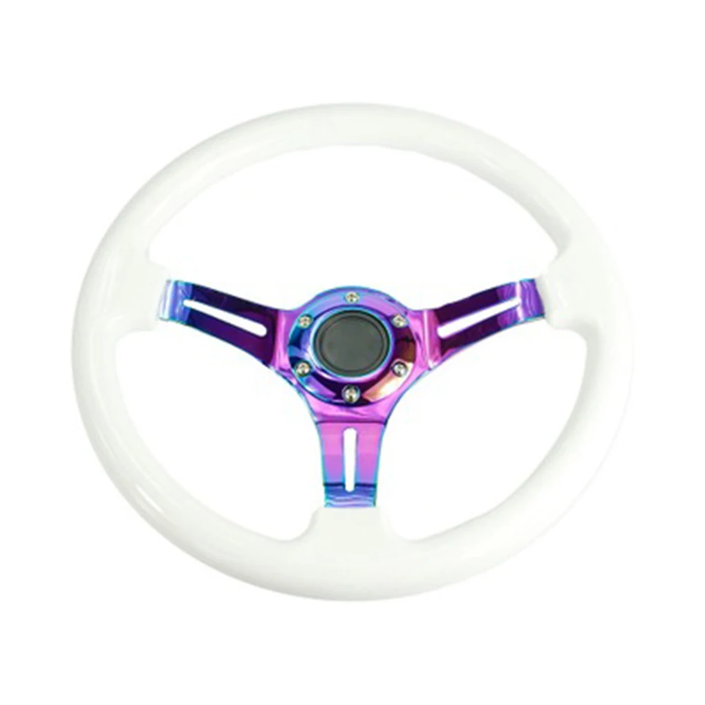 

Auto Universal Racing Car Steering Wheel Aluminum With ABS Cover Steering Wheel Car Accessories