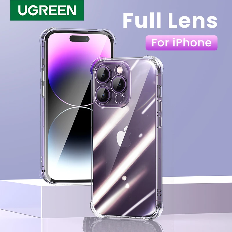 

UGREEN Phone Case for iPhone 14 13 Pro Max Shockproof Clear Case Transparent Cover for iPhone 14 Plus 2022 Phone Protective Case