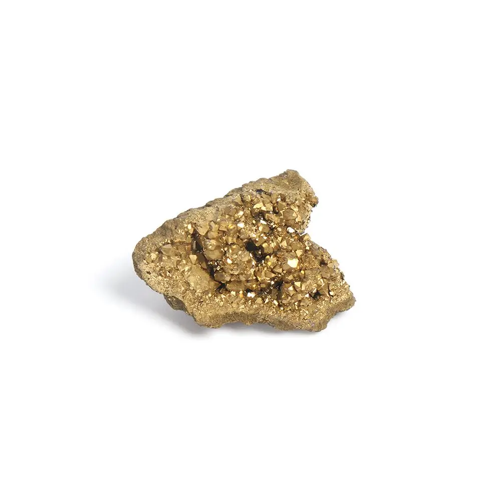 

Натуральный кварцевый кластер гальваническое золото