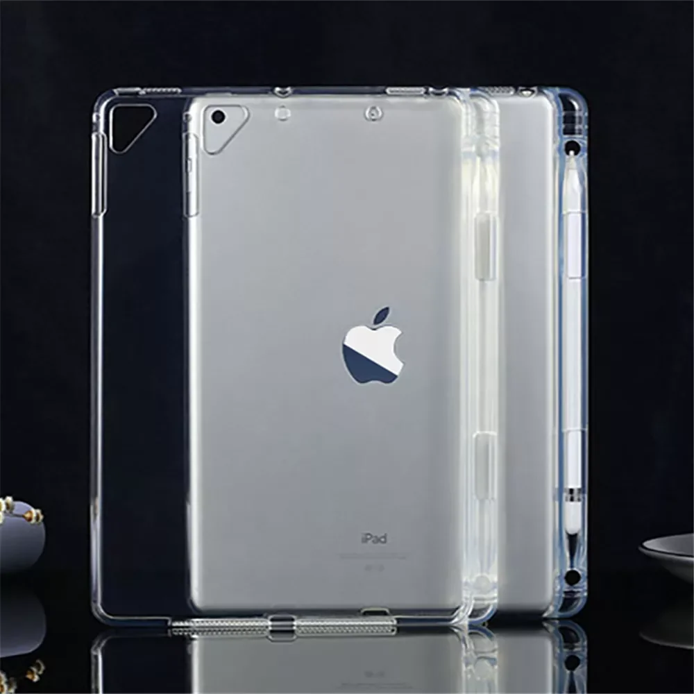 

iPad Mini Air Pro 1 2 3 4 5 6 7 8 7.9 9.7 10.2 10.9 11 12.9 5th 6th 7th 8th 9th Generation Pencil Case Soft Silicon Shell