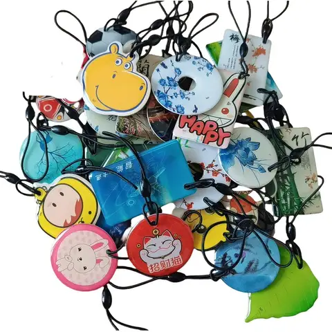 RFID брелок UID, перезаписываемый, 1k S50