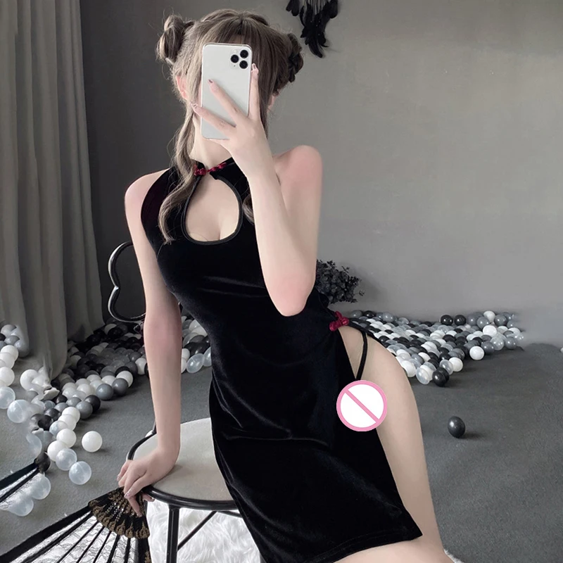 

New Erotic Lingerie Hot Sexy Bodysuit Maids Uniform Temptation Hot Role Play Tight Nightwear Exotic Underwear