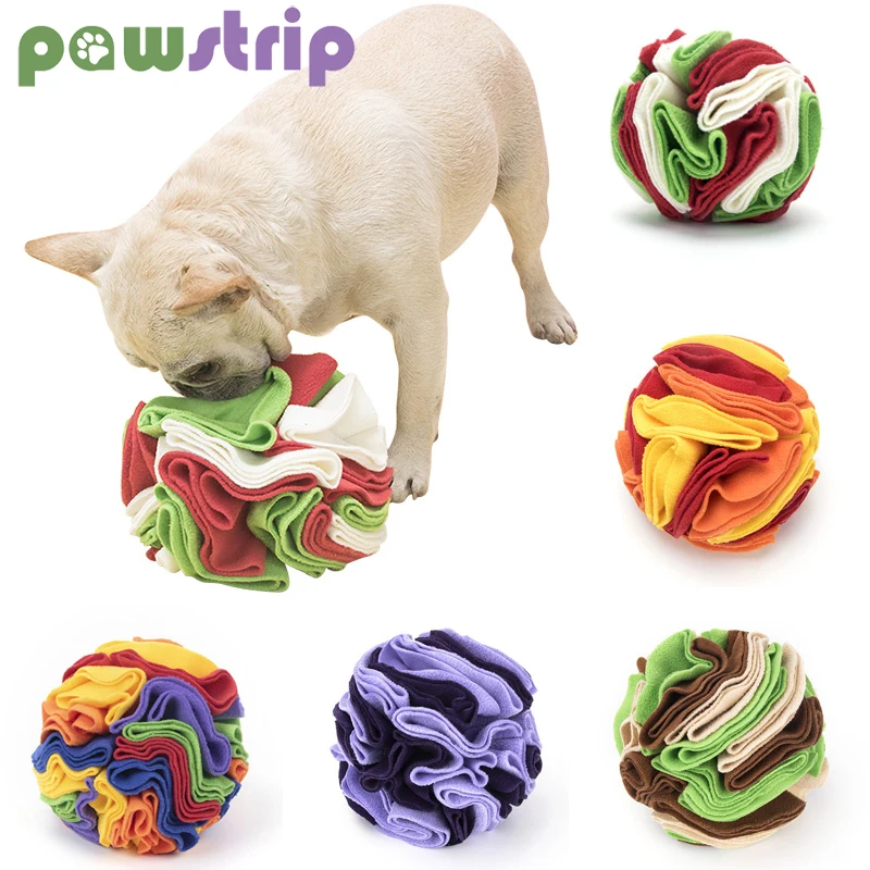 

New Dog Sniffing Ball Puzzle Toy Increase IQ Slow Feeding Pad Foldable Dogs Nose Sniff Toys Pet Training Game Intelligence Toy