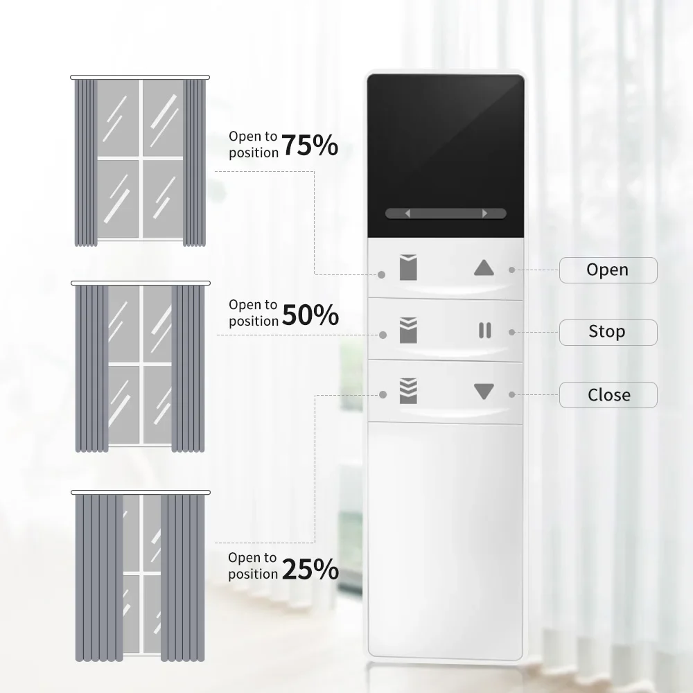 Электрическая занавеска Zemismart Zigbee с аккумулятором 1 2н 50 кг