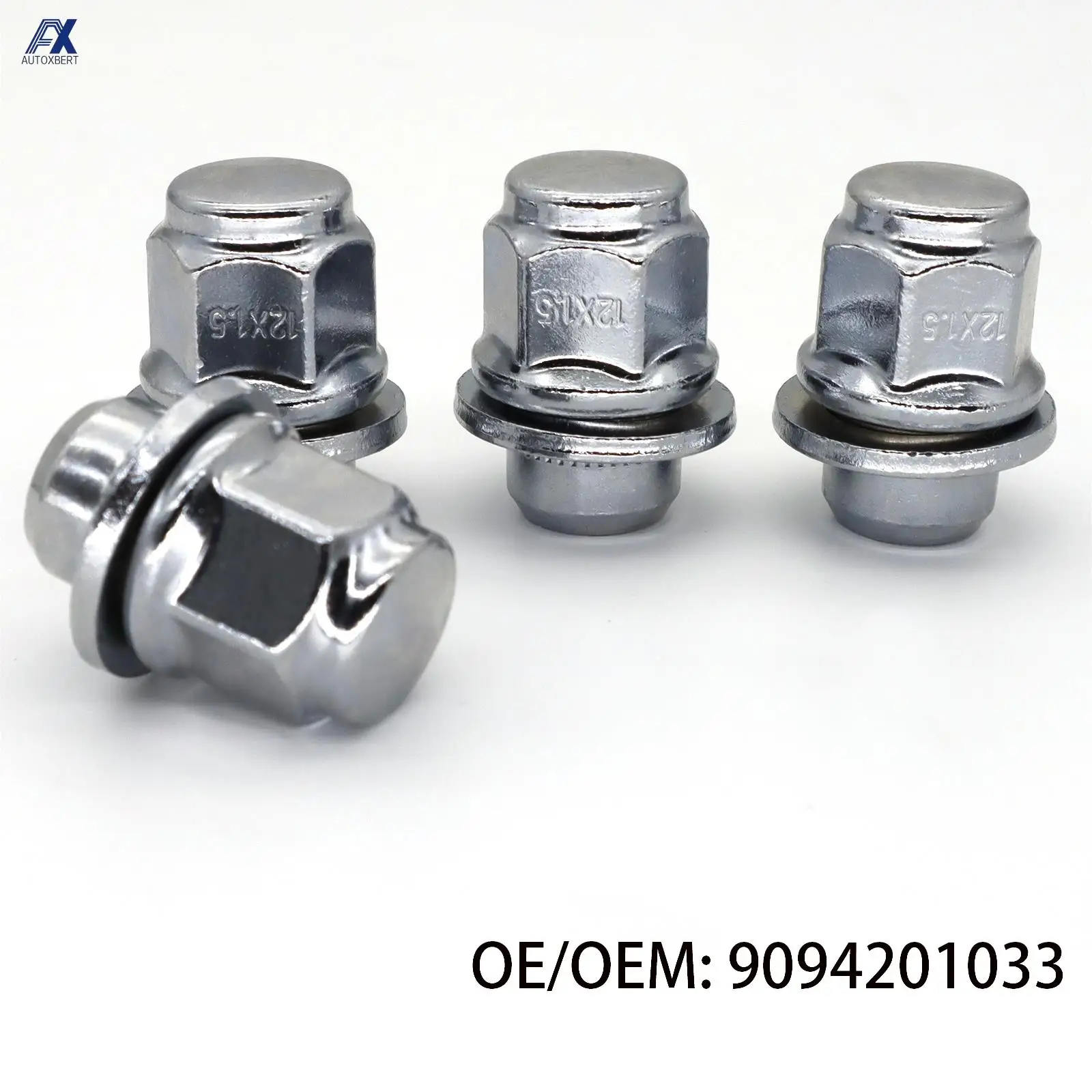 Wheel Lug Nuts 12x1.5 Silver For Toyota 4runner Camry C-hr Prius Rav4 Corolla Lexus Gs F Es350 Is300 Rc F Car Accessories
