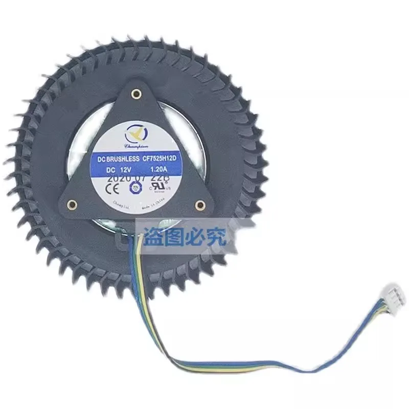 Вентилятор охлаждения PLB07525B12HH CF7525H12D FD7525H12D для ASUS RTX 2060 12 В А вентилятор