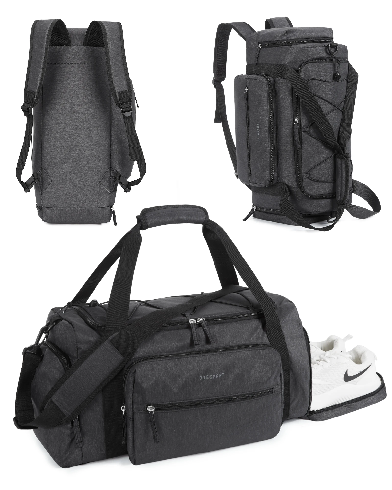 

BAGSMART 4-в-1 спортивная сумка из полиэстера 30л