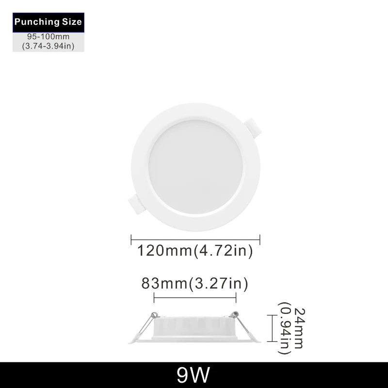

LAN MU светодиодный потолочный светильник 6/9/12/18/24 Вт