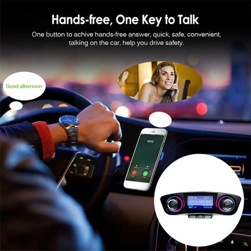 

Fm-трансмиттер автомобильный W8q1 с поддержкой Bluetooth и Usb