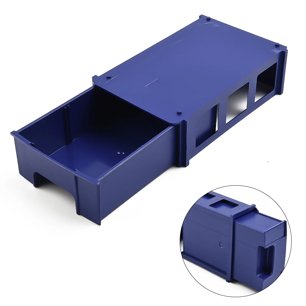 

1PC Stackable Plastic Hardware Parts Storage Boxes Component Screws Toolbox For Storing Hardware Crafts Sewing Supplies