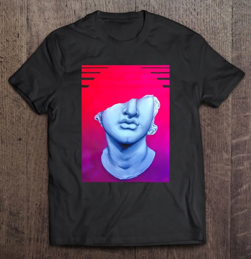 

Мужская футболка с коротким рукавом и принтом заката